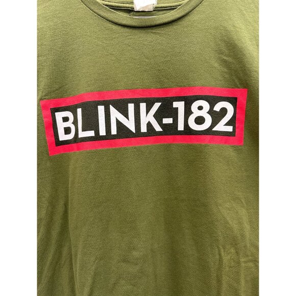 Blink 182 Bunny Print Band Logo 90s Rock Grunge Made in USA Merch Medium Shirt - Picture 4 of 5